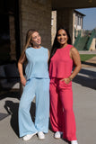 The Earhart Pants, Fuchsia - Aaria Tees Aaria Tees