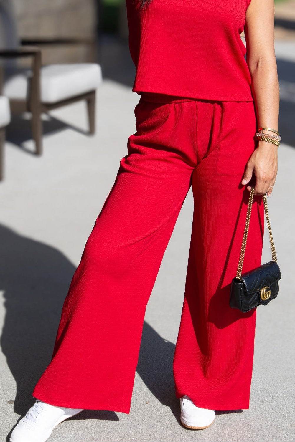 The Earhart Pants, Red - Aaria Tees Aaria Tees
