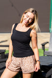 Go-Getter Shorts, Leopard - Aaria Tees Aaria Tees