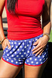 Go-Getter Shorts, Navy Stars - Aaria Tees Aaria Tees