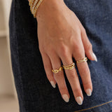 Rylynn Cz Knot Ring Aaria Tees
