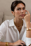 Bezel Tennis Necklace Aaria Tees