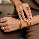 Tiger Eye Statement Ring Aaria Tees