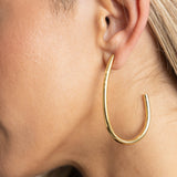 Serena Gold Hoop Aaria Tees