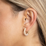 Demi Pave Hoop Aaria Tees