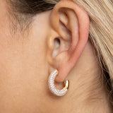 Demi Pave Hoop Aaria Tees