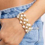 Ariel Pearl Beaded Bracelet Aaria Tees