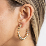Lia Beaded Hoop Aaria Tees