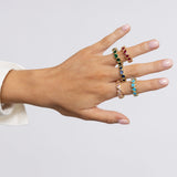 Bezel Heart Ring Sapphire Aaria Tees