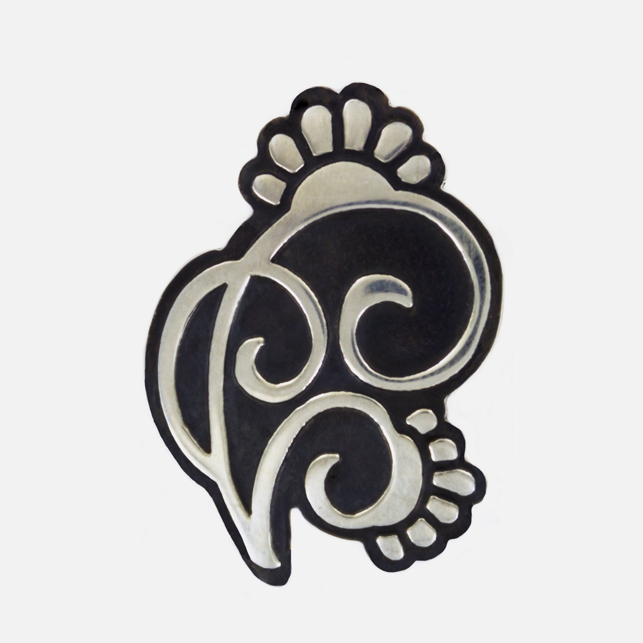 Esmeralda Flor Sterling Silver Pin - Aaria Tees Aaria Tees