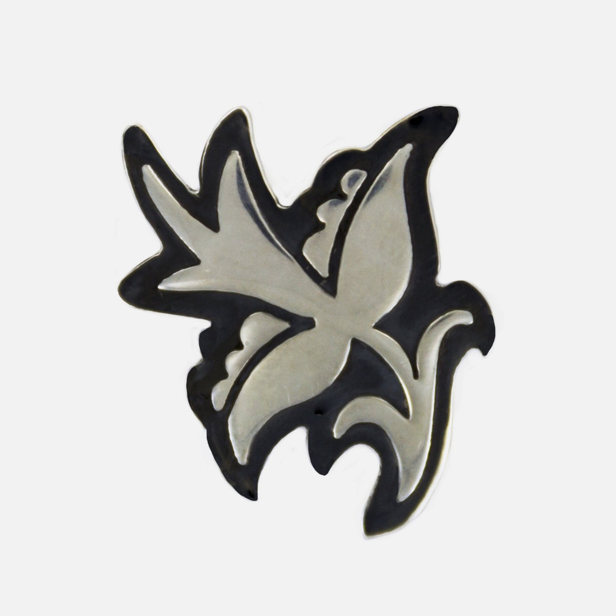 Josephine Flor Sterling Silver Pin - Aaria Tees