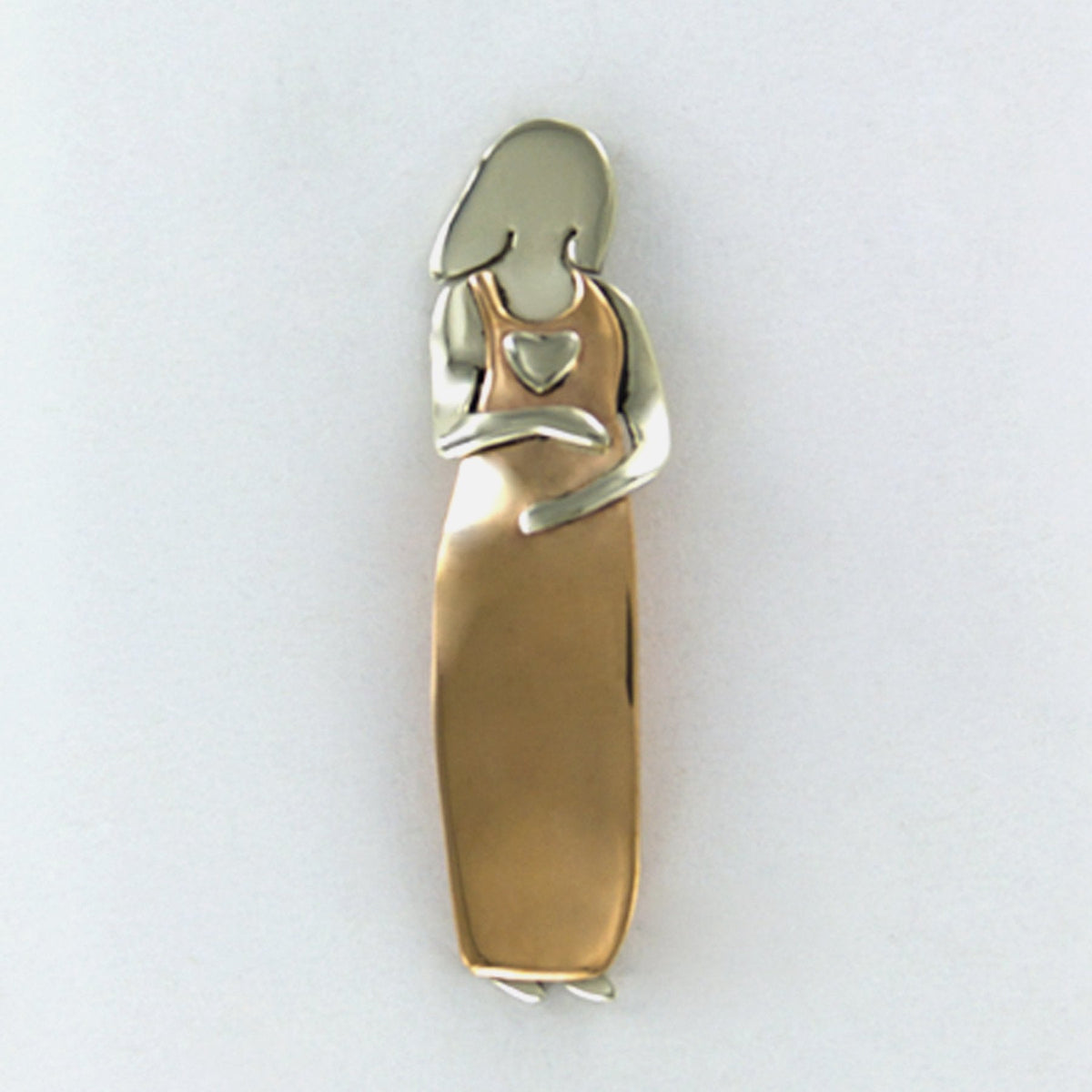 Expecting Mother Mixed Metals Pin - Aaria Tees