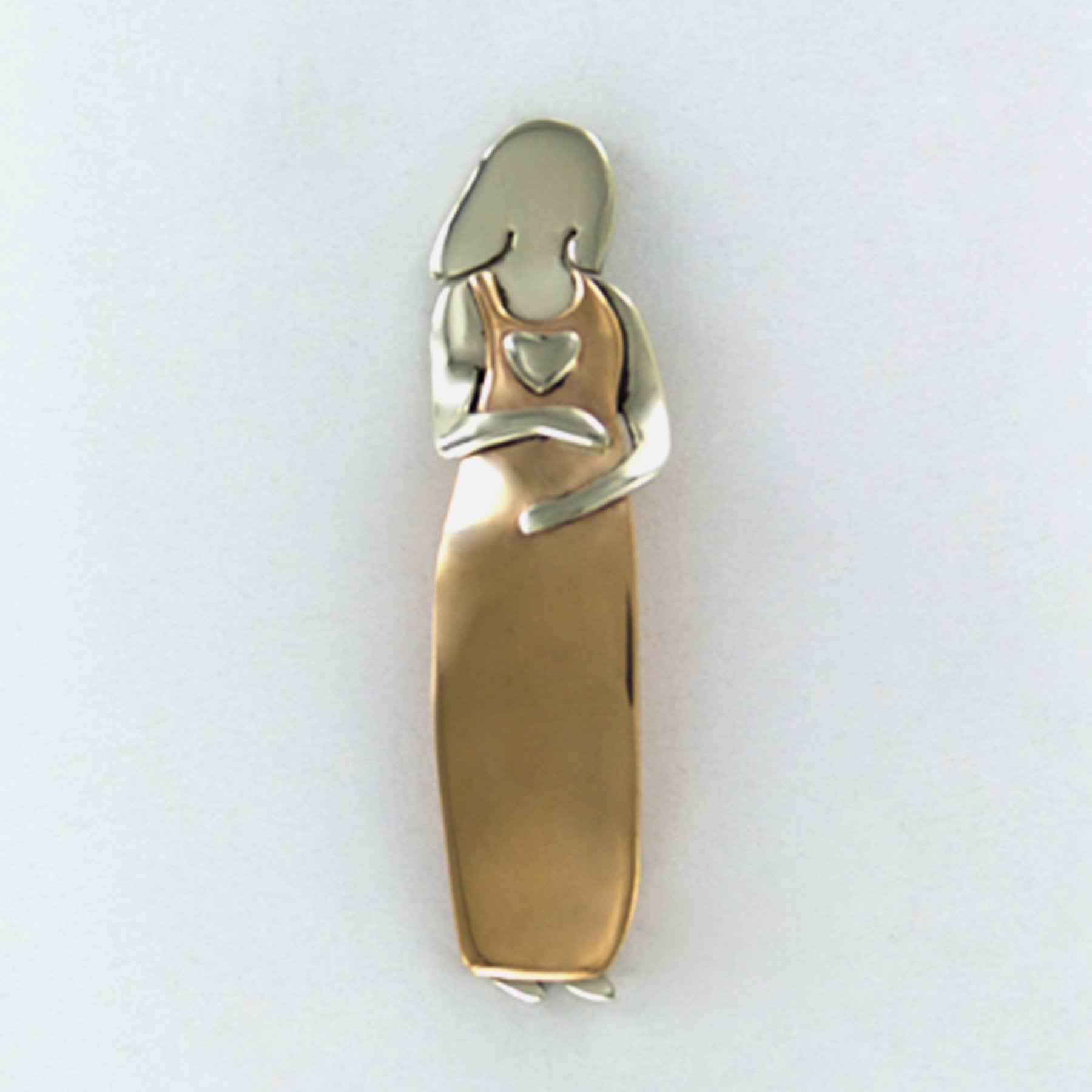 Expecting Mother Mixed Metals Pin - Aaria Tees Aaria Tees