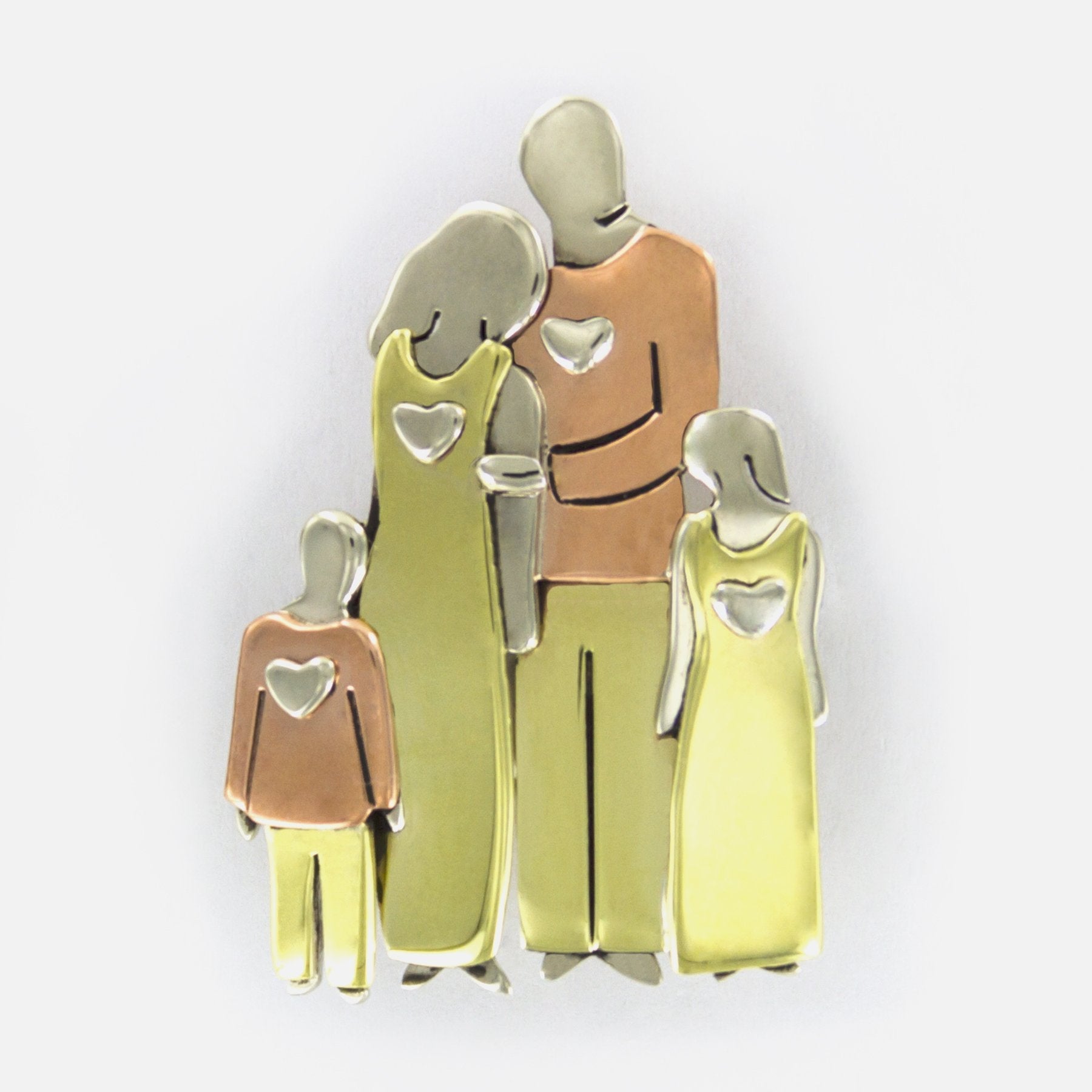 Family Mixed Metals Pin - Aaria Tees Aaria Tees