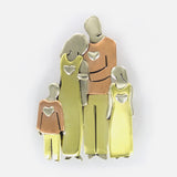 Family Mixed Metals Pin - Aaria Tees Aaria Tees