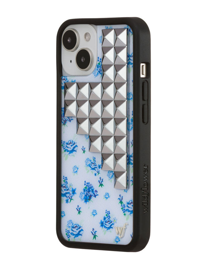 Forget Me Not Floral Stud iPhone Case - Aaria Tees Aaria Tees