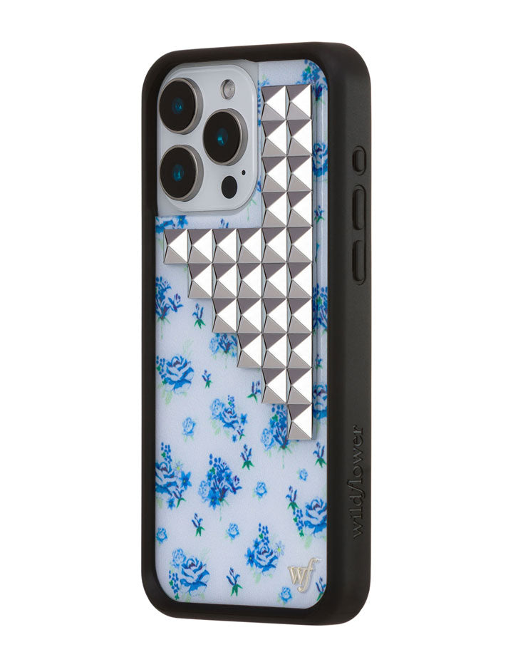 Forget Me Not Floral Stud iPhone Case - Aaria Tees Aaria Tees
