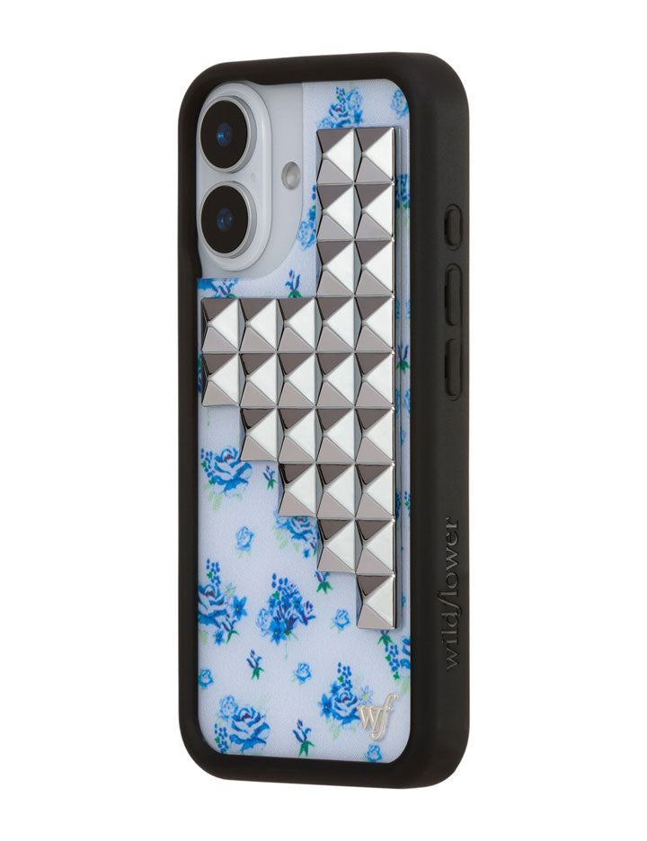 Forget Me Not Floral Stud iPhone Case - Aaria Tees Aaria Tees