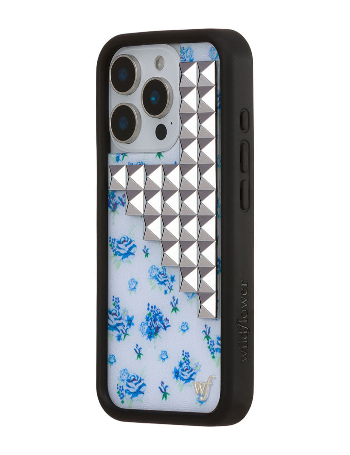 Forget Me Not Floral Stud iPhone Case - Aaria Tees Aaria Tees