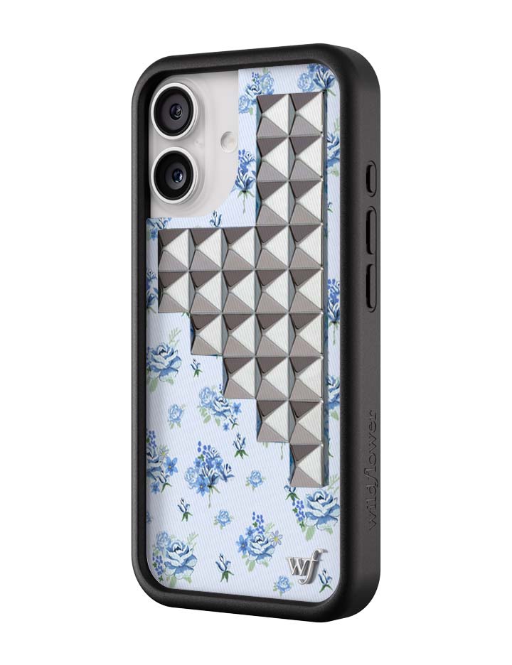 Forget Me Not Floral Stud iPhone Case - Aaria Tees Aaria Tees