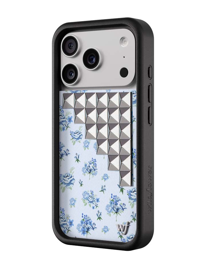 Forget Me Not Floral Stud iPhone Case - Aaria Tees Aaria Tees