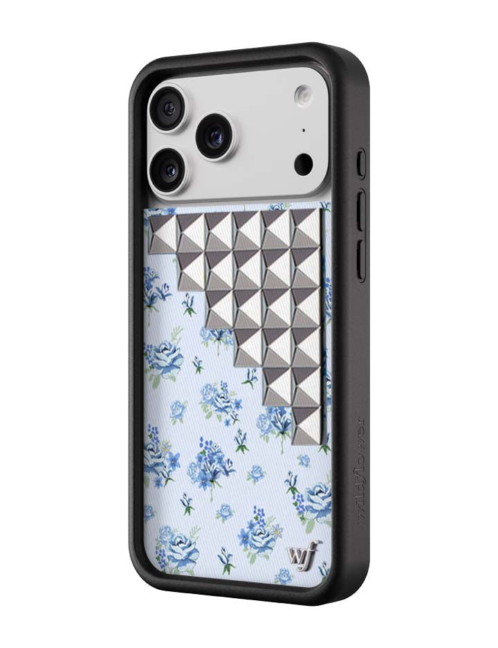 Forget Me Not Floral Stud iPhone Case - Aaria Tees Aaria Tees