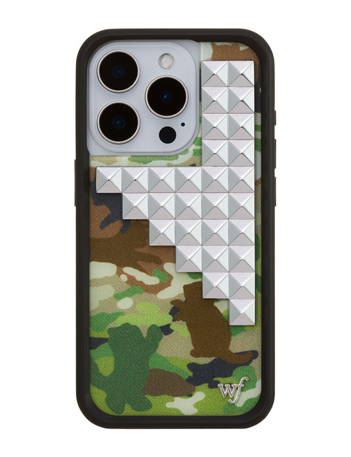Cat Camo Stud iPhone Case - Aaria Tees Aaria Tees
