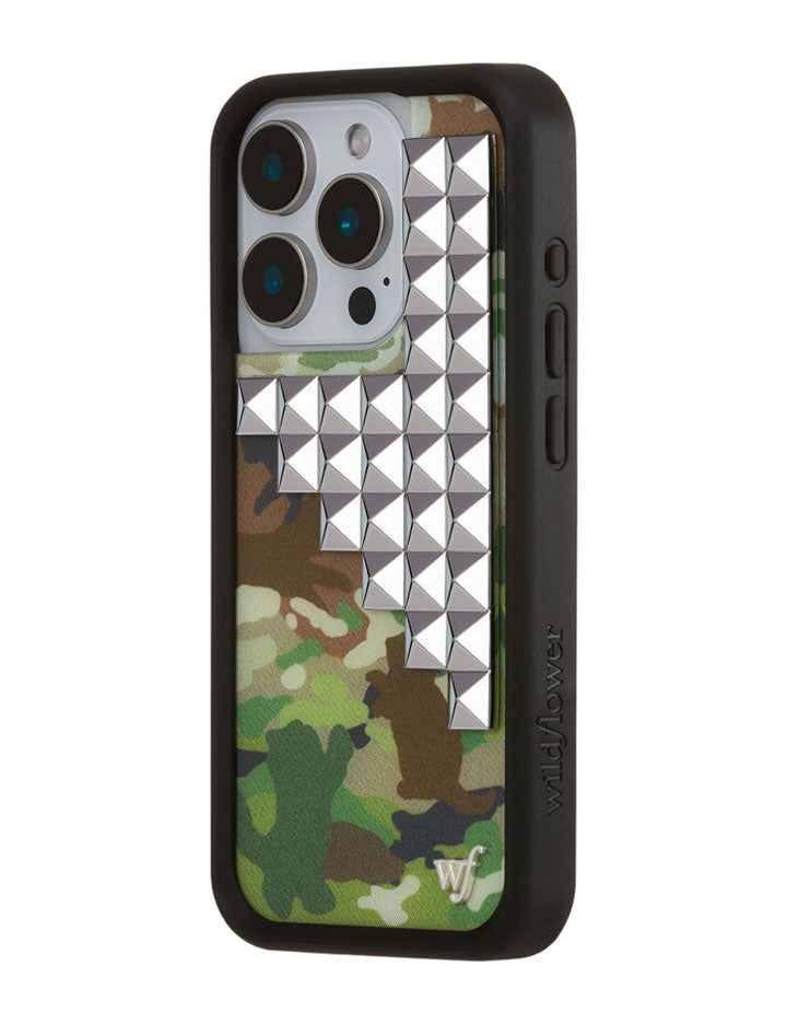 Cat Camo Stud iPhone Case - Aaria Tees Aaria Tees