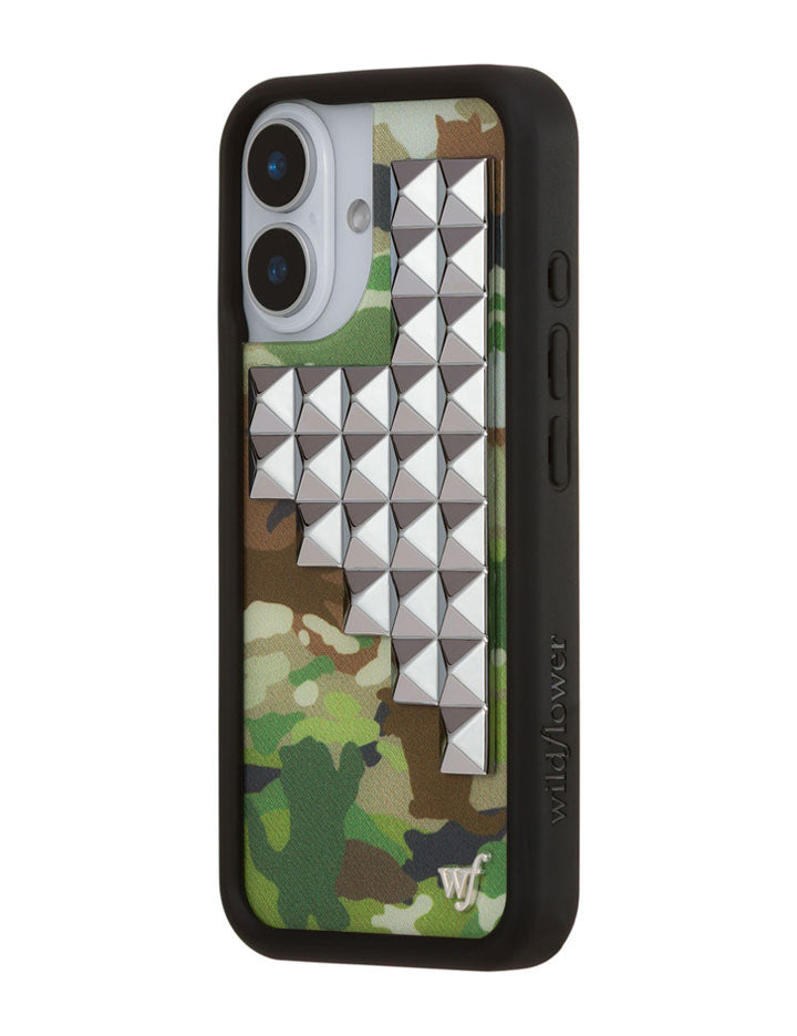 Cat Camo Stud iPhone Case - Aaria Tees Aaria Tees
