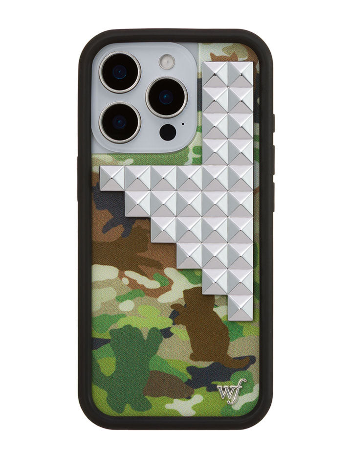 Cat Camo Stud iPhone Case - Aaria Tees Aaria Tees
