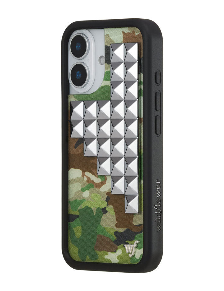 Cat Camo Stud iPhone Case - Aaria Tees Aaria Tees
