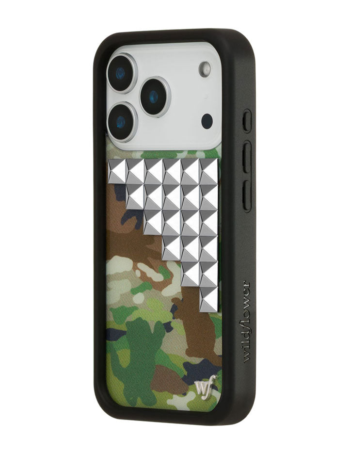 Cat Camo Stud iPhone Case - Aaria Tees Aaria Tees