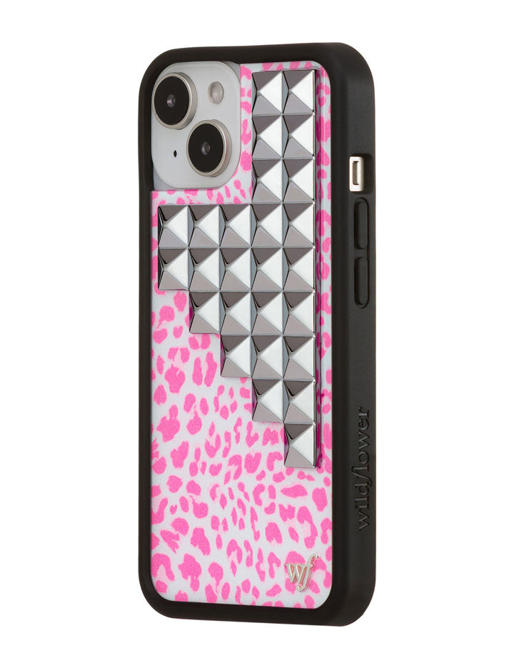 Pink Meow Stud iPhone Case - Aaria Tees Aaria Tees