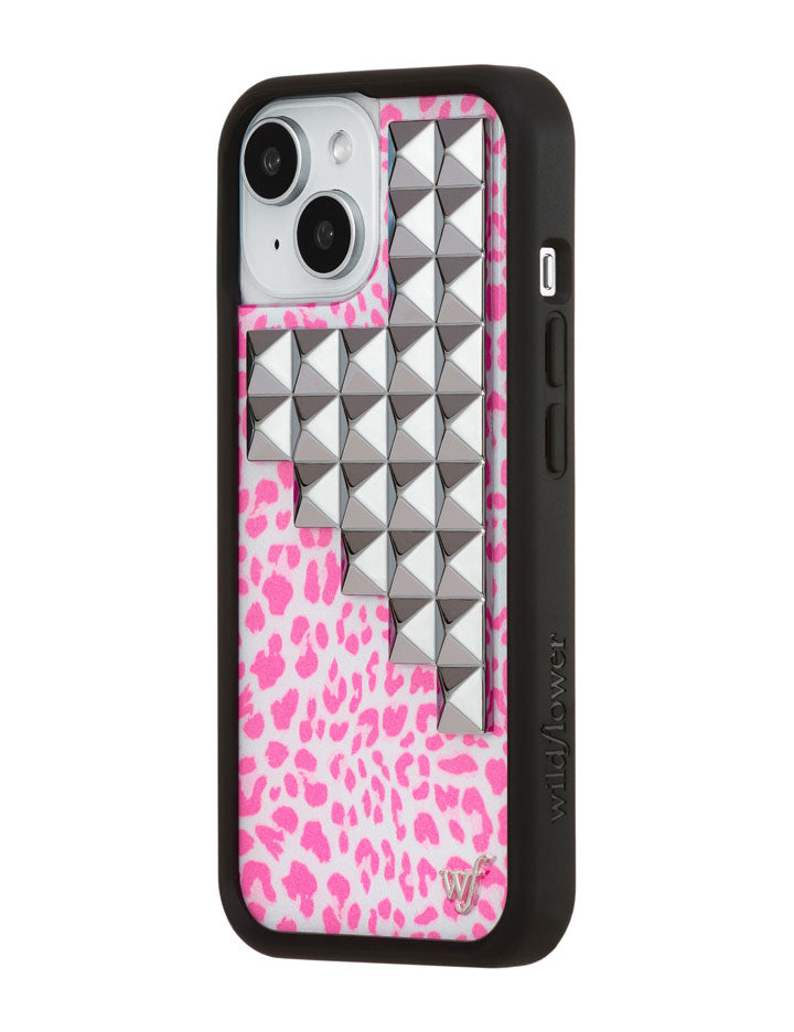 Pink Meow Stud iPhone Case - Aaria Tees Aaria Tees