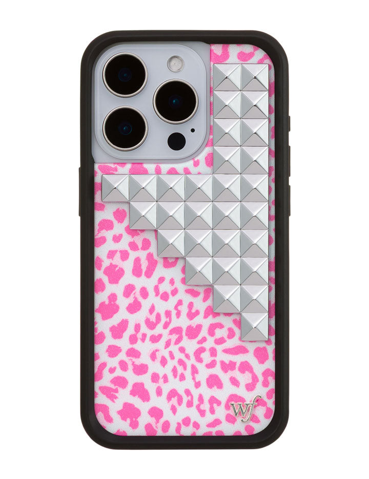 Pink Meow Stud iPhone Case - Aaria Tees Aaria Tees