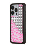 Pink Meow Stud iPhone Case - Aaria Tees Aaria Tees