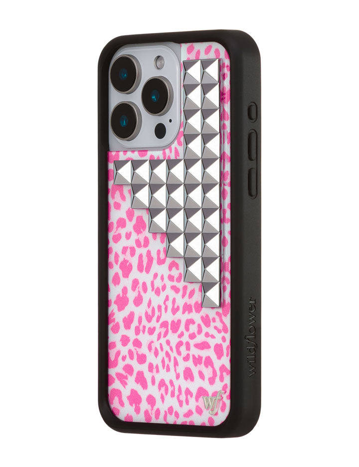 Pink Meow Stud iPhone Case - Aaria Tees Aaria Tees