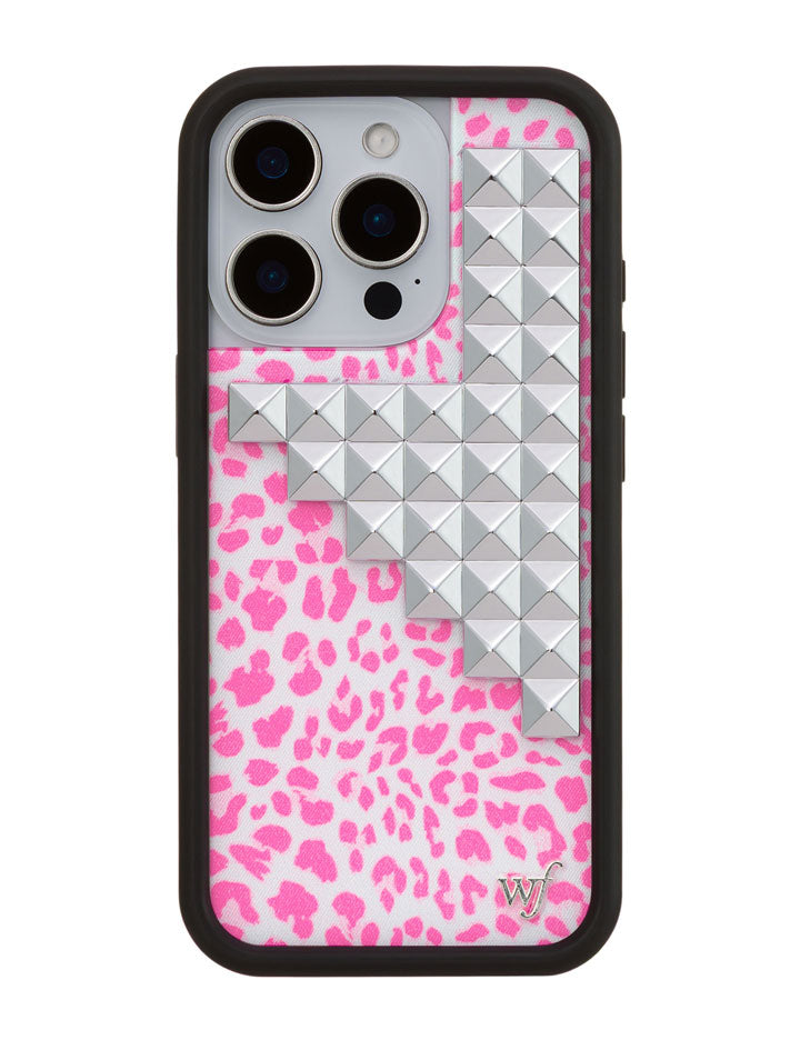 Pink Meow Stud iPhone Case - Aaria Tees Aaria Tees