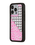 Pink Meow Stud iPhone Case - Aaria Tees Aaria Tees