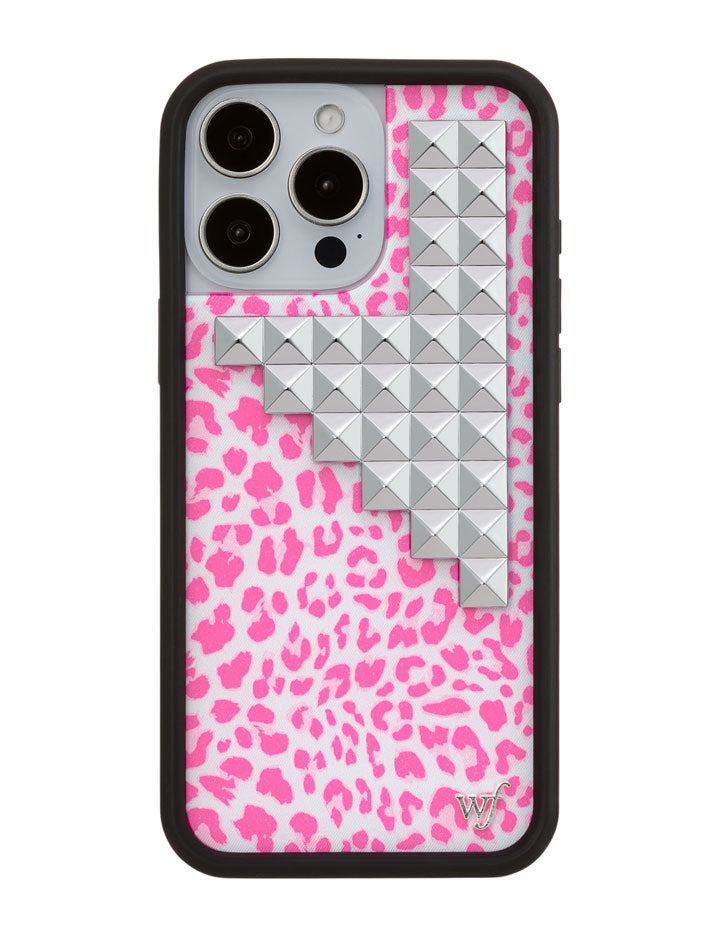 Pink Meow Stud iPhone Case - Aaria Tees Aaria Tees