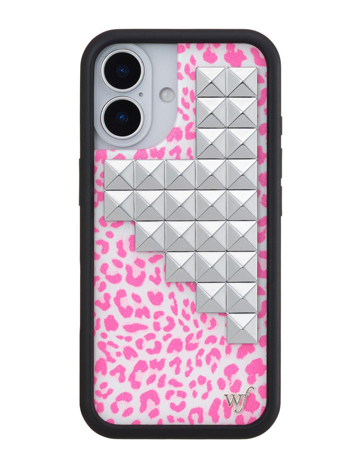 Pink Meow Stud iPhone Case - Aaria Tees Aaria Tees