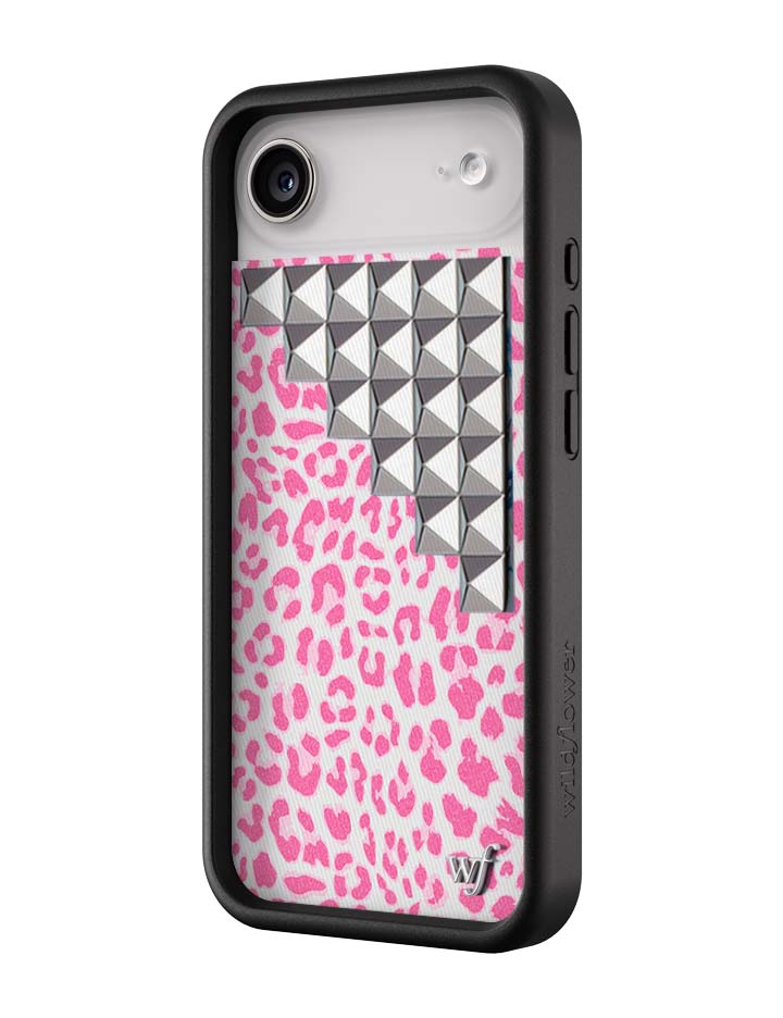 Pink Meow Stud iPhone Case - Aaria Tees Aaria Tees