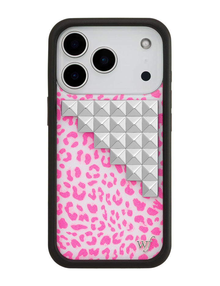 Pink Meow Stud iPhone Case - Aaria Tees Aaria Tees