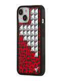 Red Meow Stud iPhone Case - Aaria Tees Aaria Tees