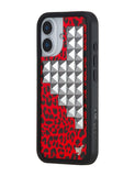 Red Meow Stud iPhone Case - Aaria Tees Aaria Tees