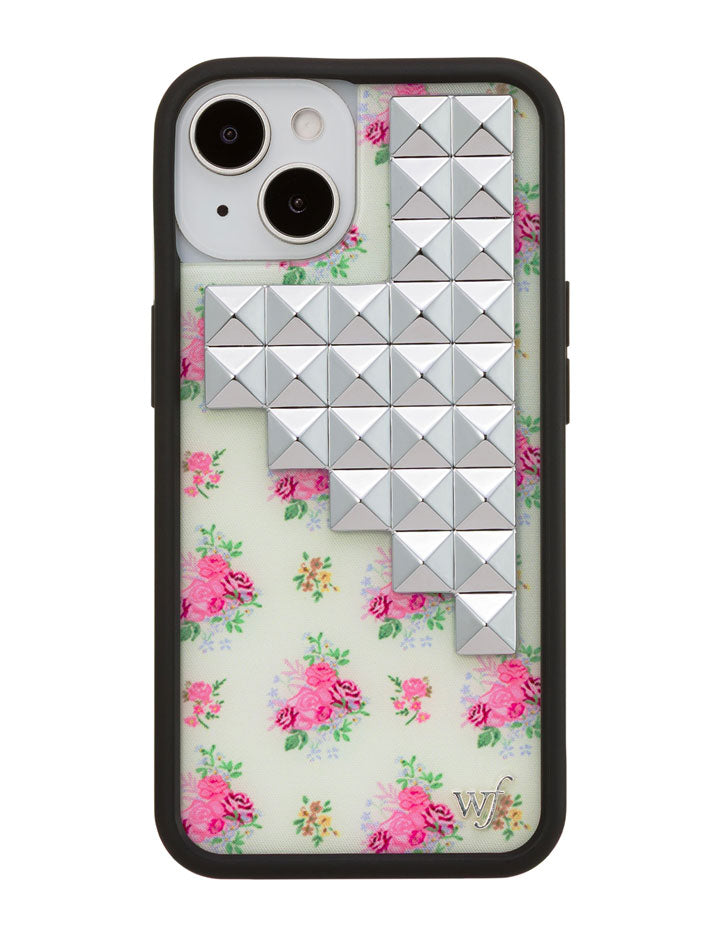 Vintage Floral Stud iPhone Case - Aaria Tees Aaria Tees