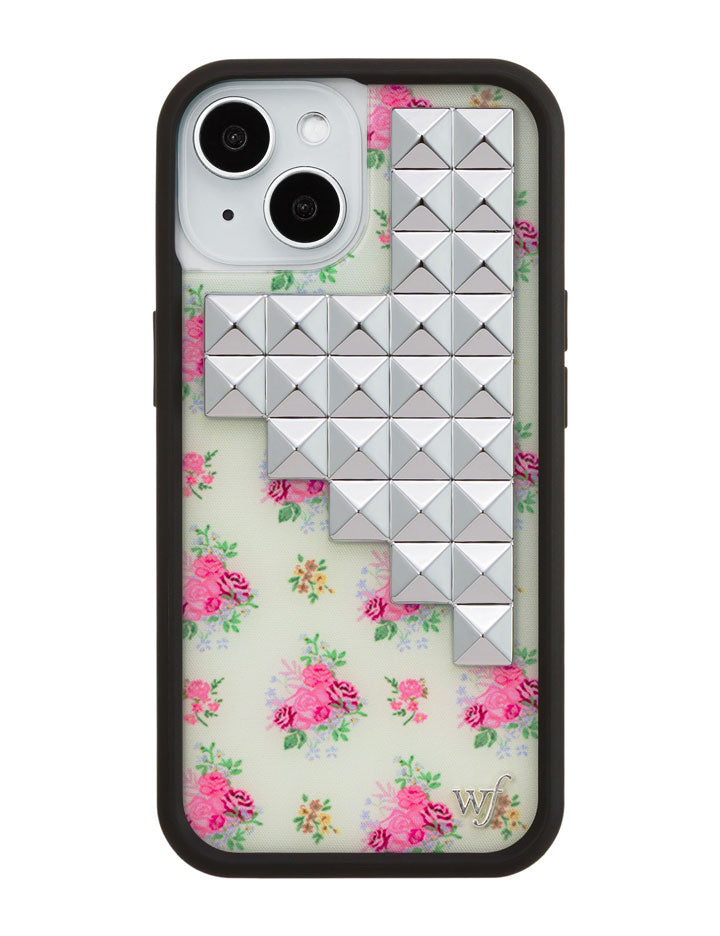 Vintage Floral Stud iPhone Case - Aaria Tees Aaria Tees