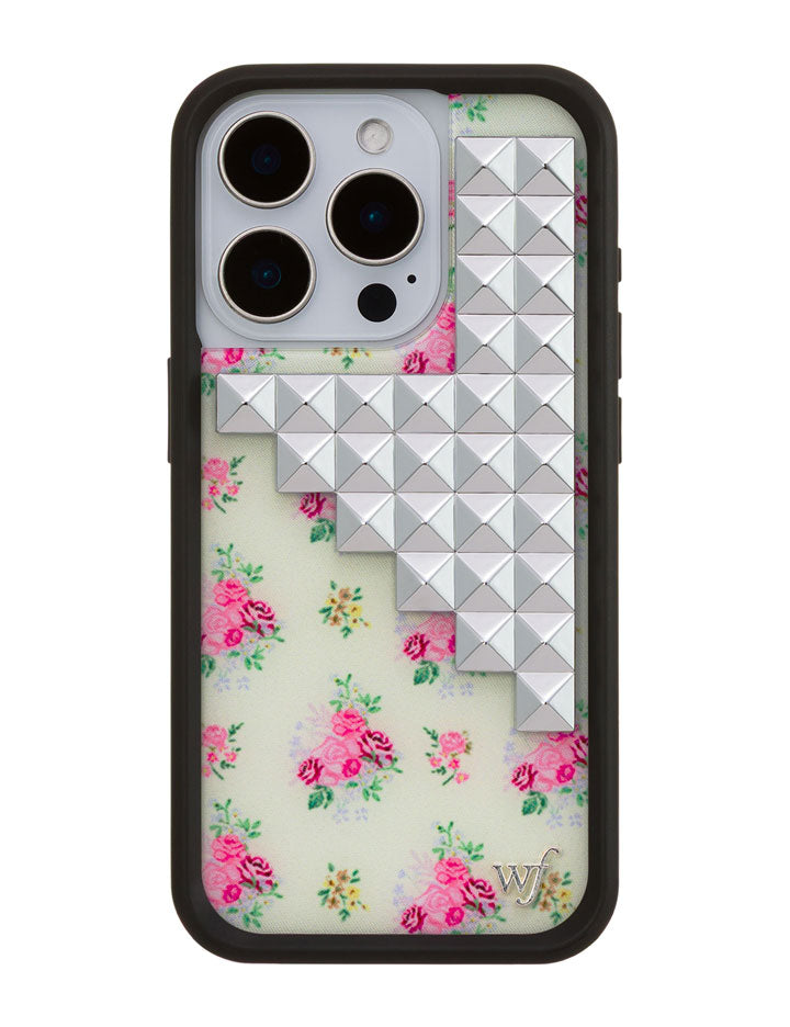 Vintage Floral Stud iPhone Case - Aaria Tees Aaria Tees
