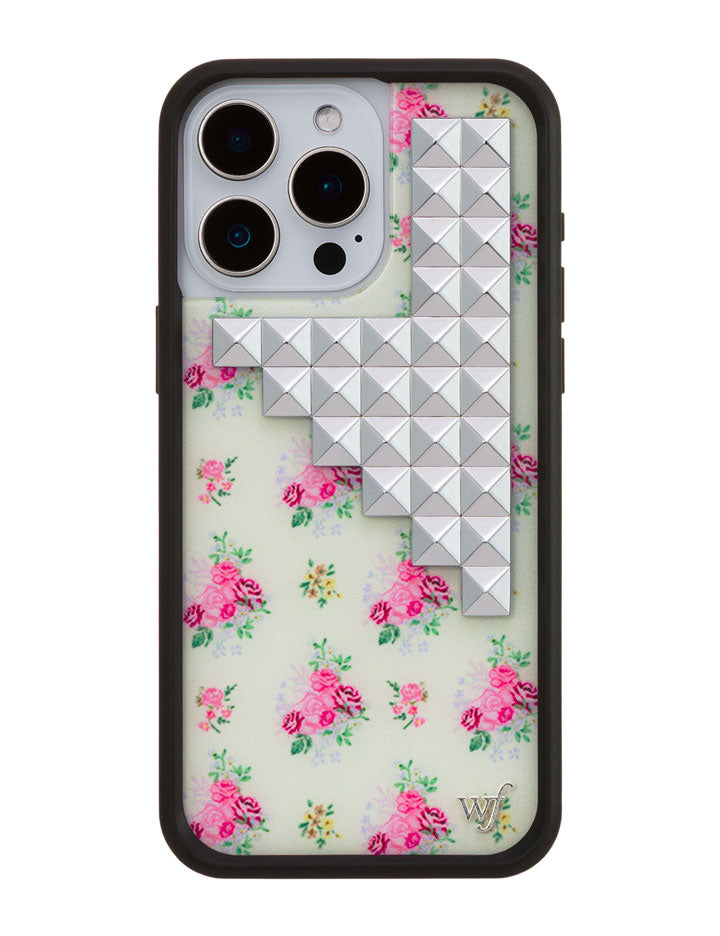 Vintage Floral Stud iPhone Case - Aaria Tees Aaria Tees