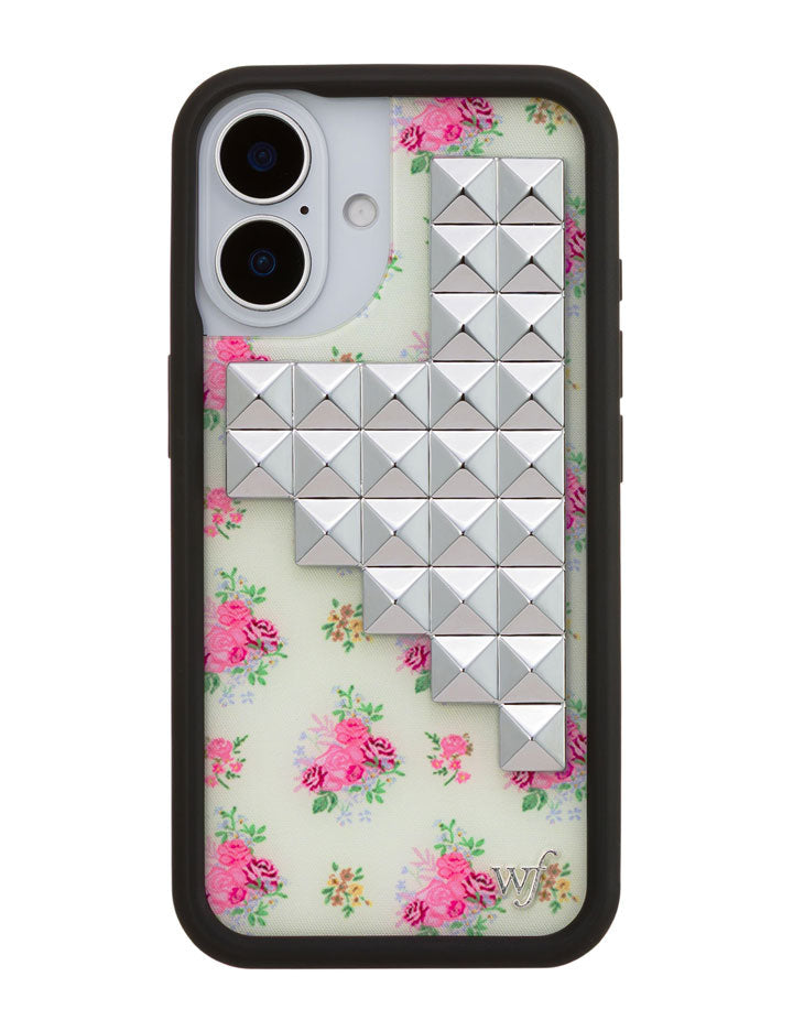 Vintage Floral Stud iPhone Case - Aaria Tees Aaria Tees